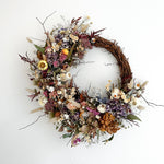 Secret garden wreath